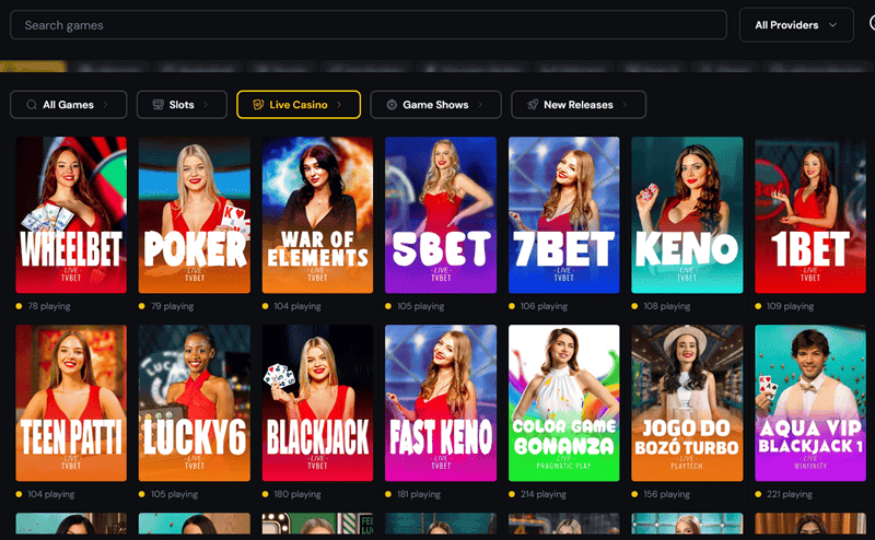 Betstaro Live Dealer 