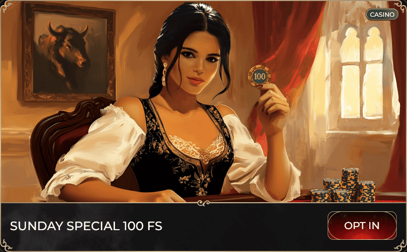 Casina 100 free spins every Sunday 