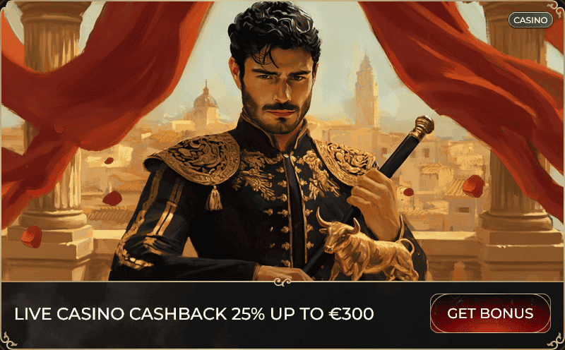 Casina Live Casino Cashback Bonus 