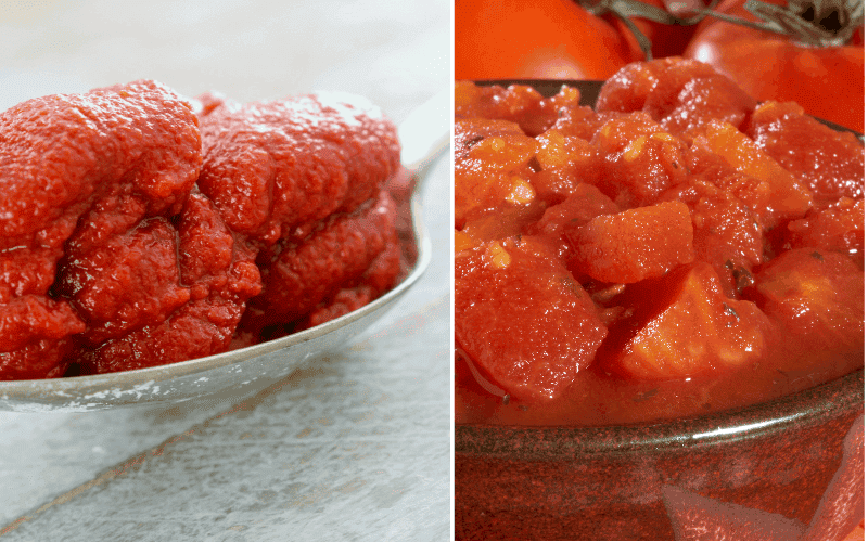Crushed Tomatoes vs Tomato Puree
