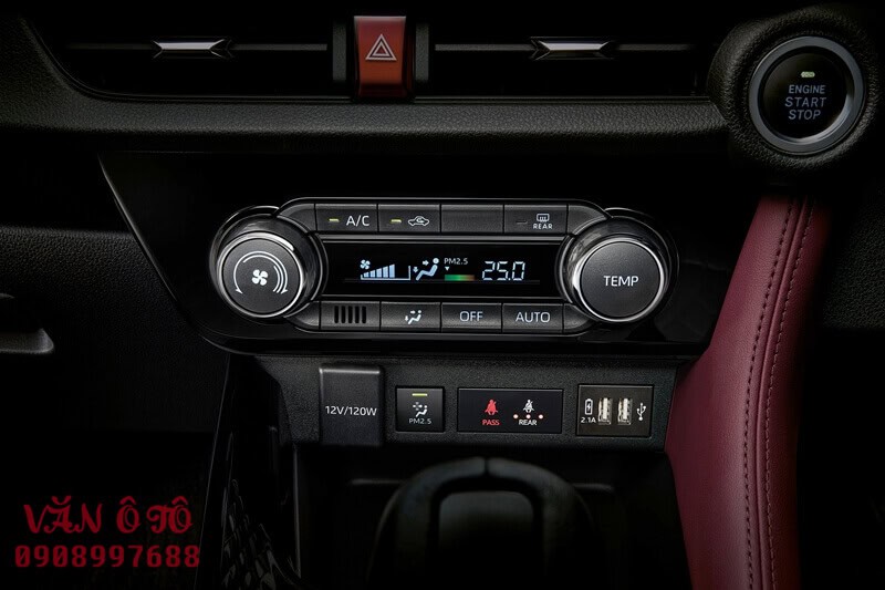 Đánh giá nhanh Toyota Vios 2023 sắp ra mắt Bảng điều khiển điều hòa trên xe