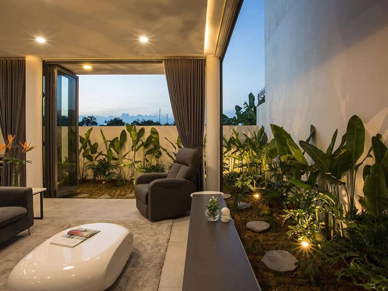 Thiết kế chiếu sáng vườn biệt thự 