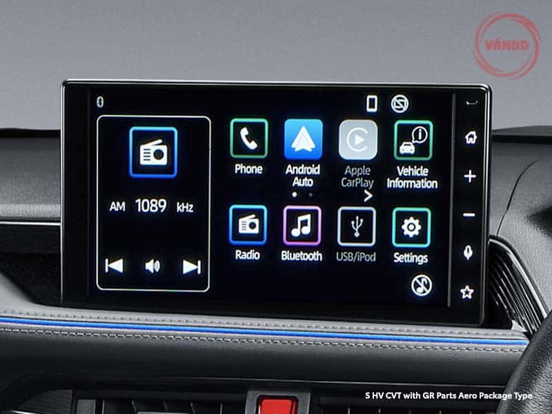 Toyota Yaris Cross 2023 sắp ra mắt Màn hình giải trí kích thước lớn trên Yaris Cross 2023