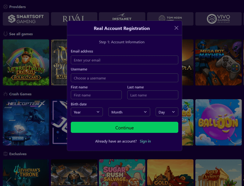 Sign up with Paradise 8 Casino and get your free chips! 