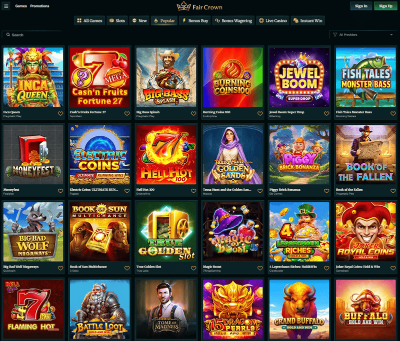 Fair Crown Casino Review Site 