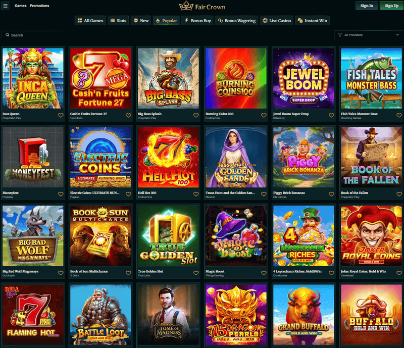 Fair Crown Review Page 