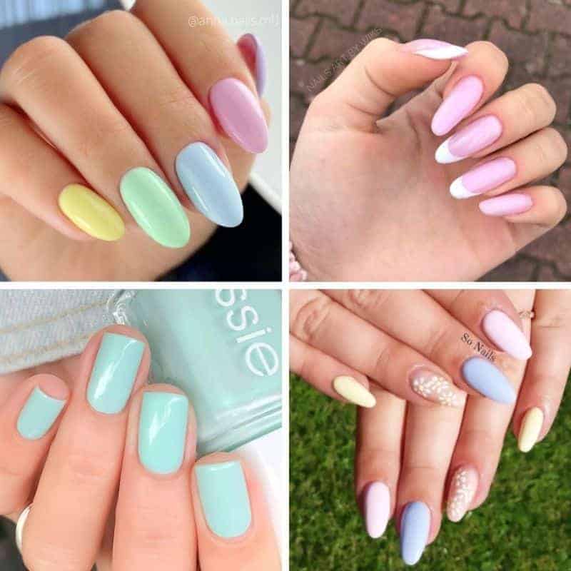 summer nail designs, Summer Pastel Nails