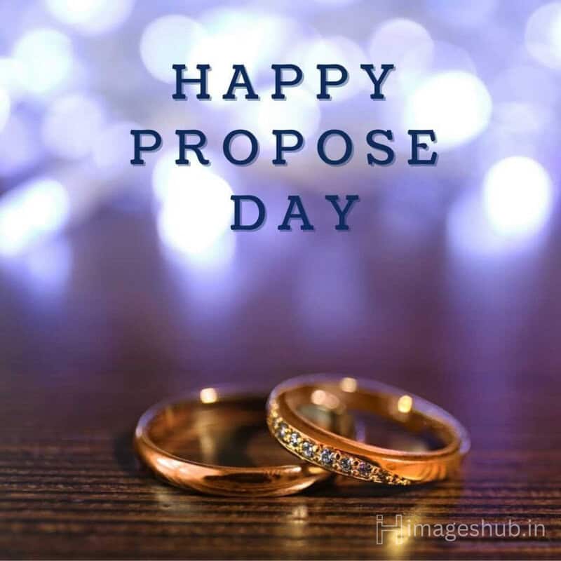 proposal rings with text message happy propose day