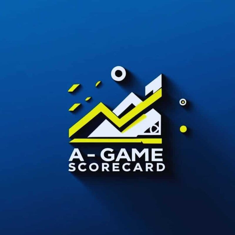 A-game scorecard logo