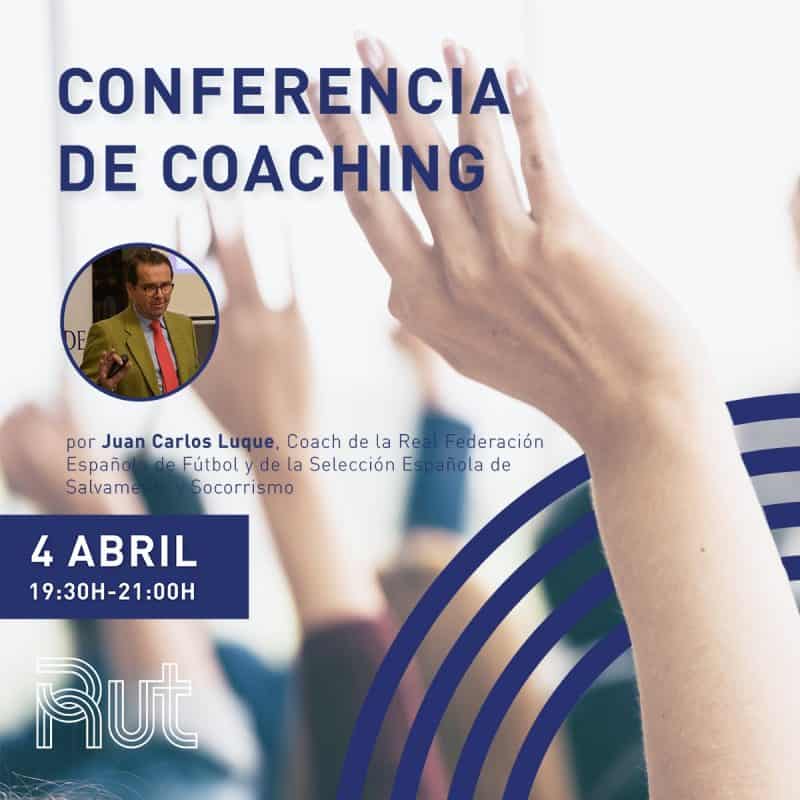 cartel conferencia de coaching, residencia universitaria en malaga, Rut