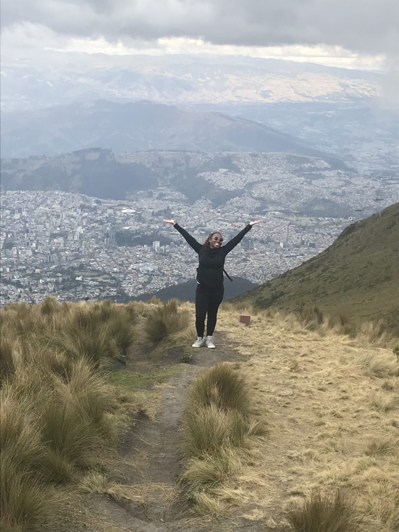 Pinchincha Traveling Black Woman