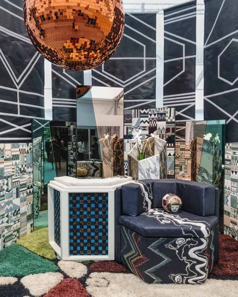 Maximalism interior design trend at Decorex