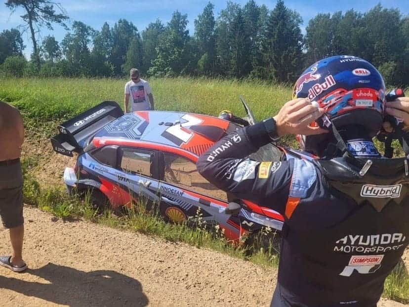 Thierry Neuville Rally Estonia eelsel testil 2022 Foto: Gabriel Simson
