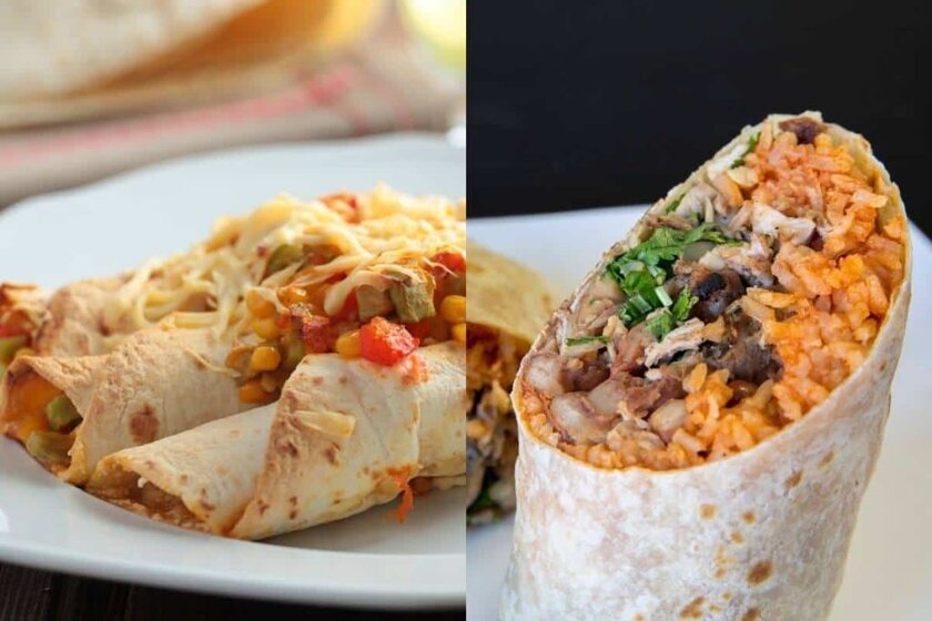 Enchilada Vs Burrito