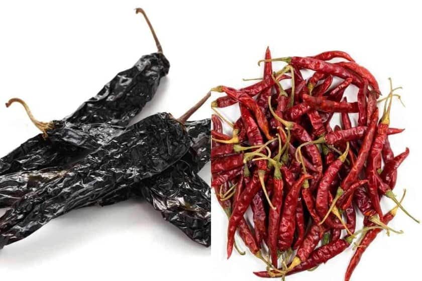 Difference between Pasilla and Guajillo