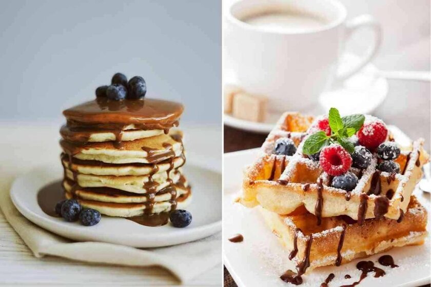 Similarities Between Pancakes and Waffles