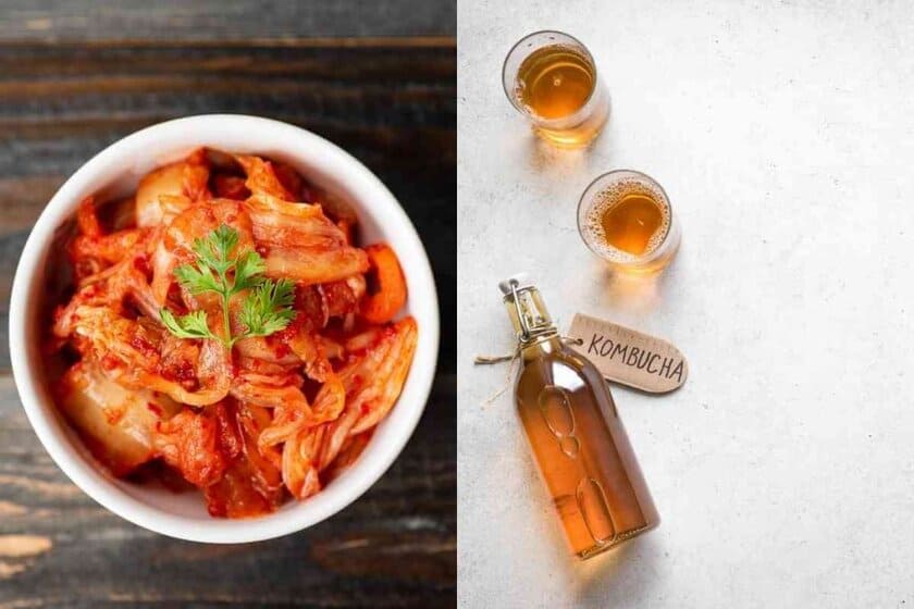 Kimchi vs Kombucha