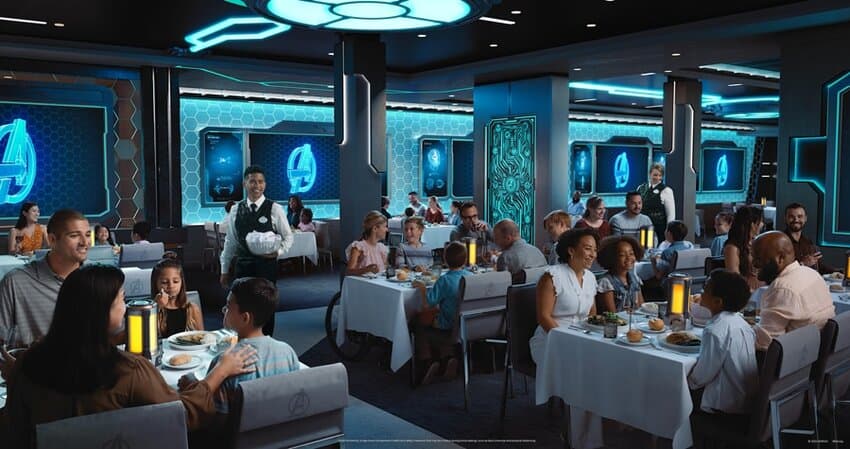 Avengers: Quantum Encounter on the Disney Wish