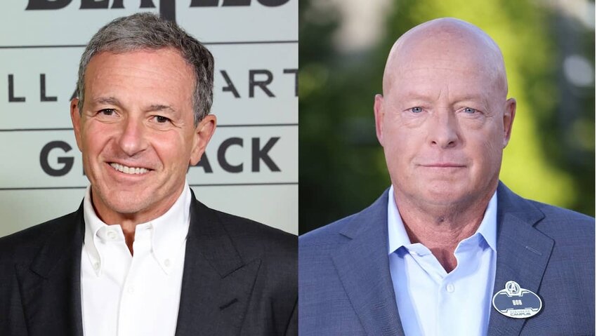 Robert A. Iger and Bob Chapek