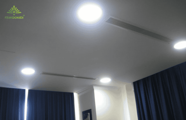 lắp đặt đèn LED âm trần