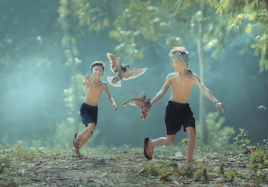 42+ Foto Pemandangan Desa Dengan Sejuta Keunikannya 42 41. Potret Pemandangan Kampung - Karya Achmad Munasit / Asit - Design Erlistic