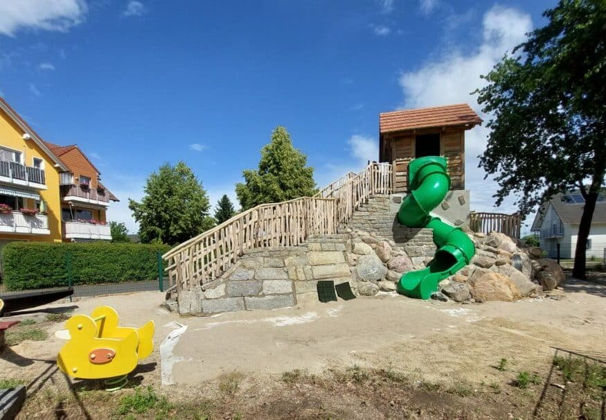 Abschnitt des Abenteuerspielplatzes in Werben wird eröffnet