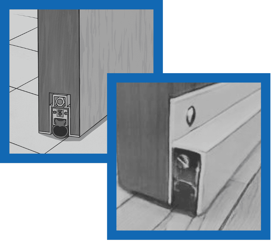 Drop Seals - Harry's Locksmith - Weatherstripping Drop Seals - Harry's Locksmith - Weatherstripping