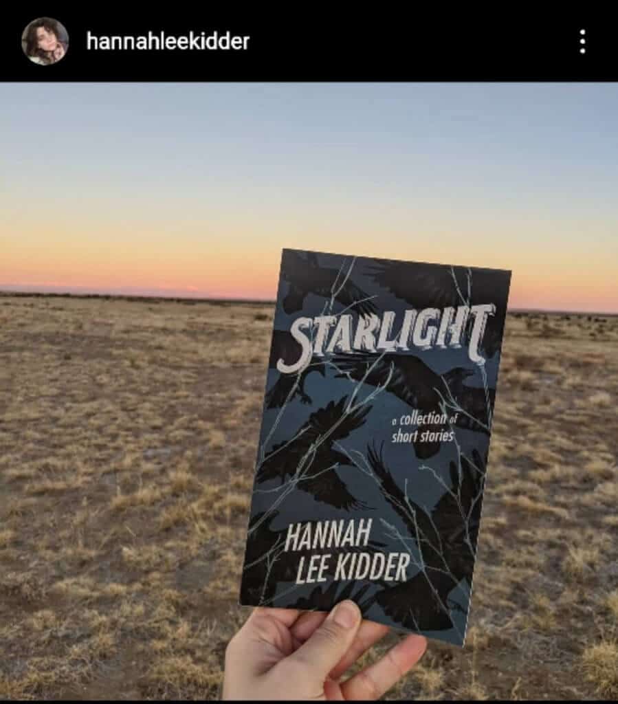 author social media post examples