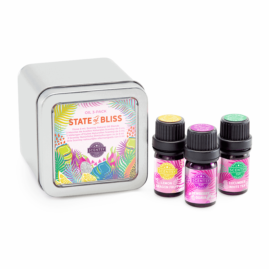 2020 Scentsy Summer Collection 2022 State of Bliss Scentsy Essential Oil Pack