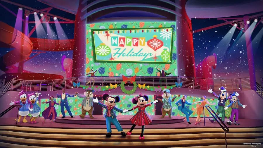 Disney Cruise Merry & Bright! Mickey and Minnie’s Holiday Party