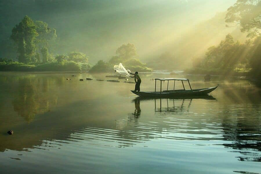 42+ Foto Pemandangan Desa Dengan Sejuta Keunikannya 24 21. Ilustrasi Pemandangan Desa - Karya Achmad Munasit / Asit - Design Erlistic