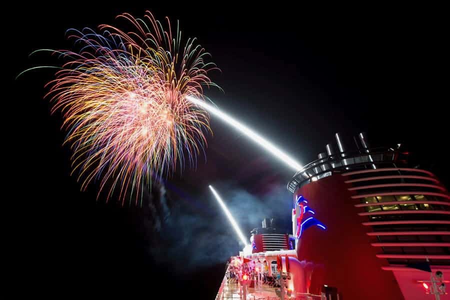 Disney Cruise Silver Anniversary at Sea New Fireworks Show