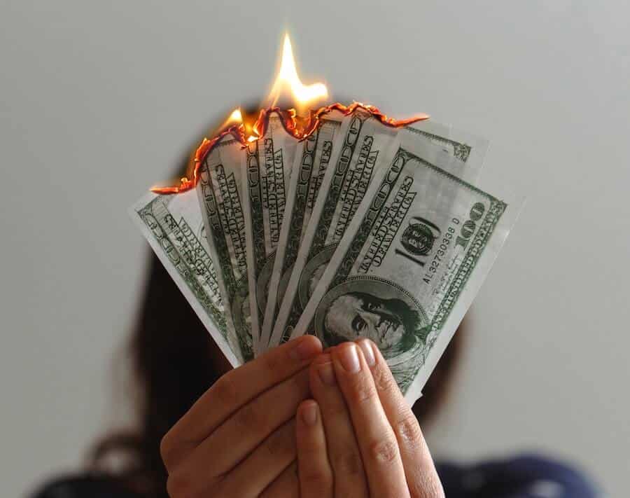 burning through cash to support your habit?