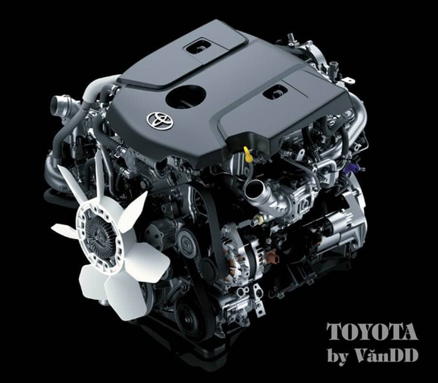 Động cơ 2.8L của Hilux 4x4 AT Advanture