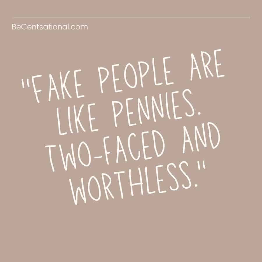 fake friends and fake people