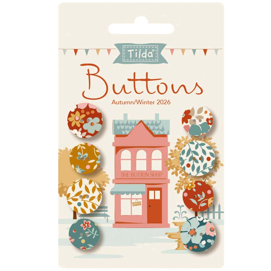 Tilda Village Life Autumn Button Pack