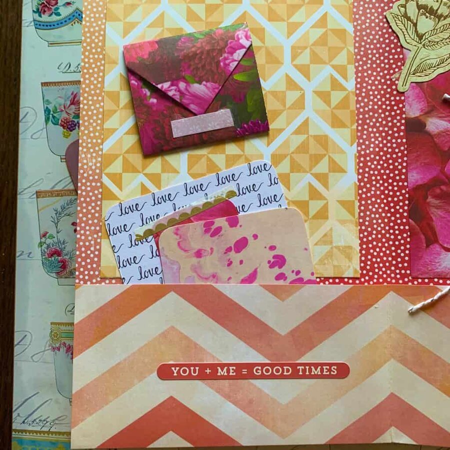 handmade custom life journal with note pockets