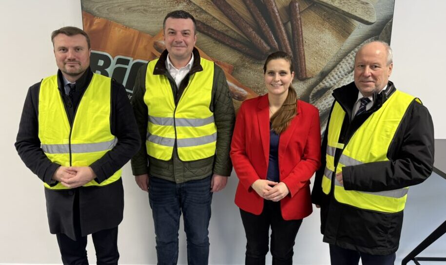 Wirtschaftsminister Daniel Keller besucht Guben