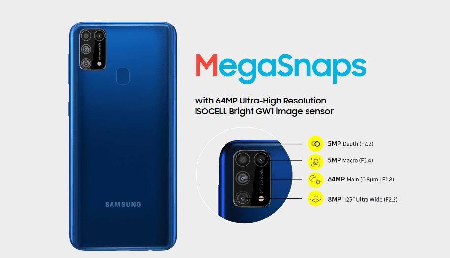 samsung galaxy m31 camera