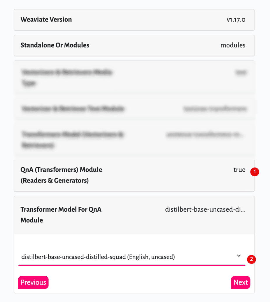 Image wpsolr-weavaie-qna-docker.png of Weaviate with Question Answering transformers