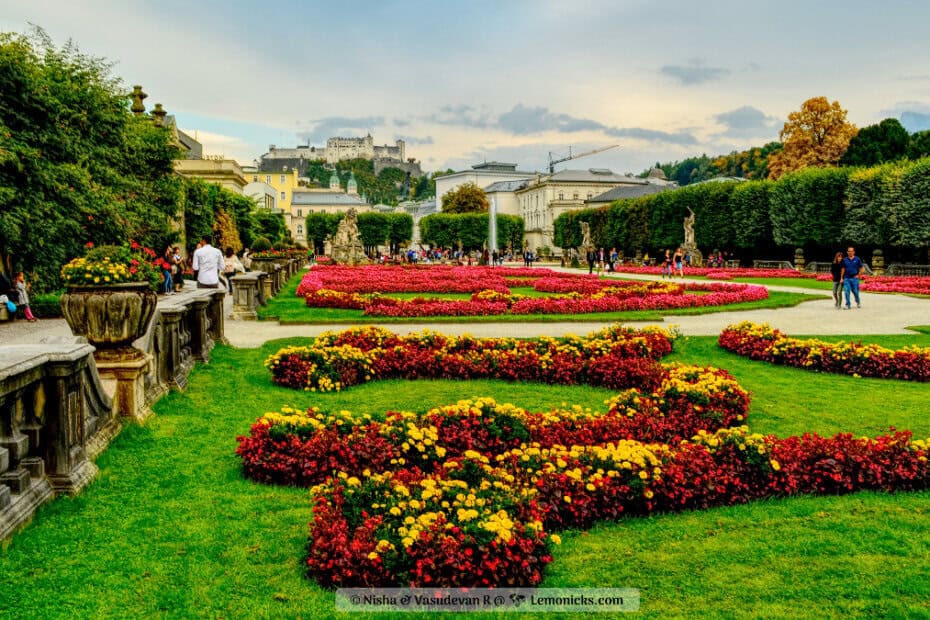 sound of music tour salzburg austria. Mirabell gardens