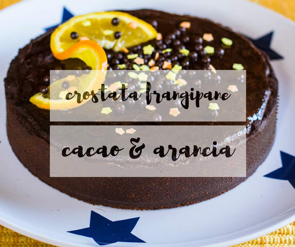 Crostata frangipane cacao e arancia