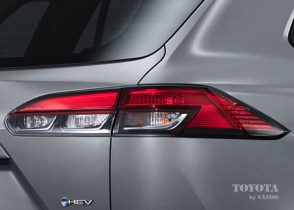 Corolla Cross Cụm đèn hậu trên Corolla Cross 2024