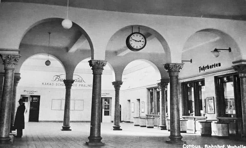 Die schöne Cottbuser Bahnhofshalle