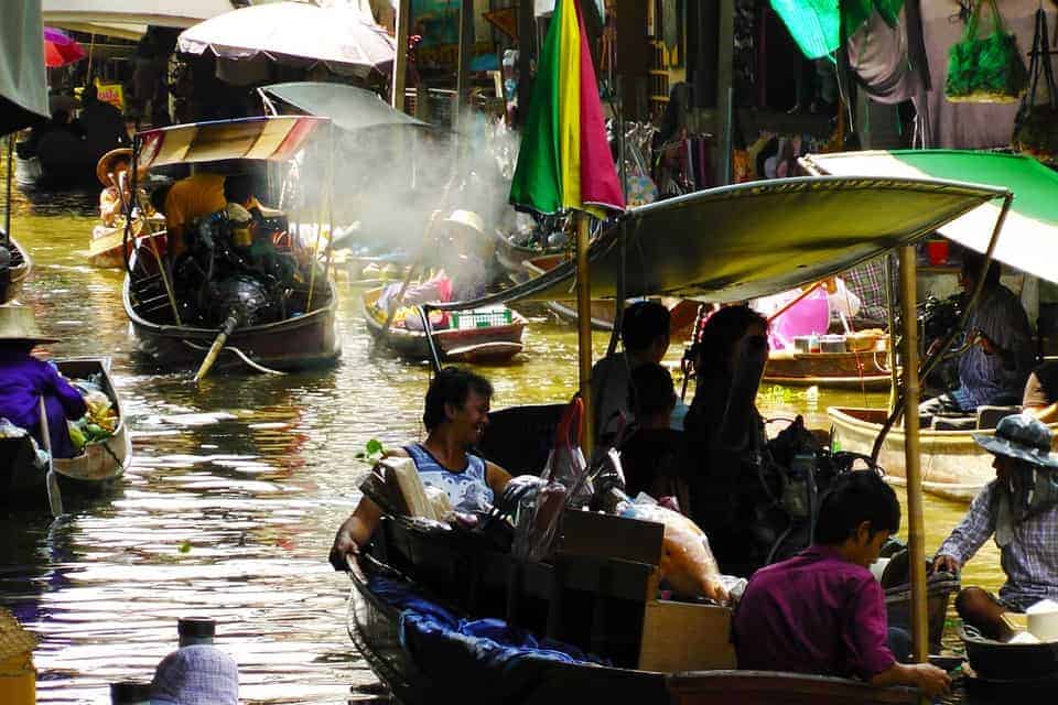 Boats on a canal