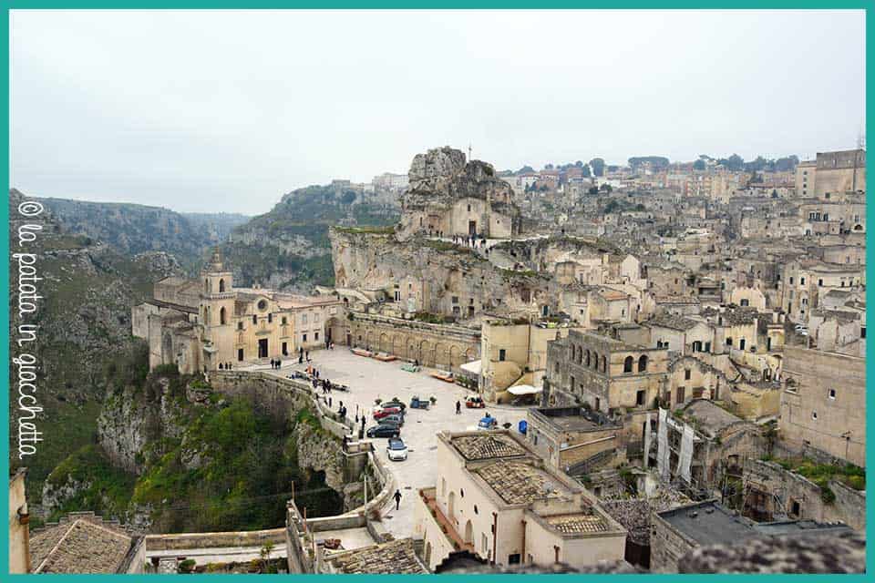vista delle chiese di Matera