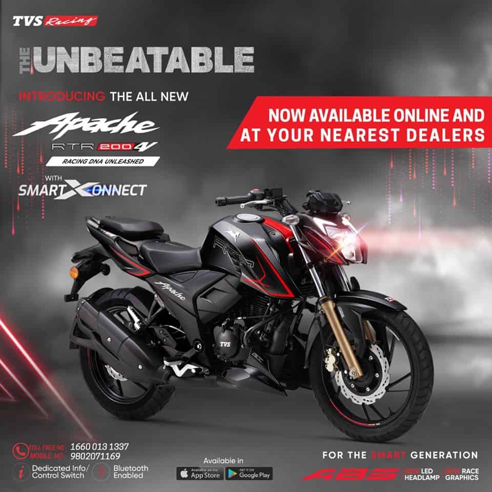 Tvs Apache Rtr 0 4v Price In Nepal Abs Bs4 Engine Smartxonnect Tvs Apache Rtr 0 4v Price In Nepal Abs Bs4 Engine Smartxonnect