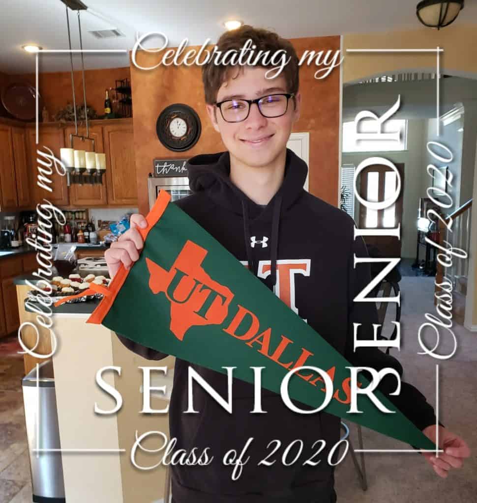 Cameron is University of Texas at Dallas Bound