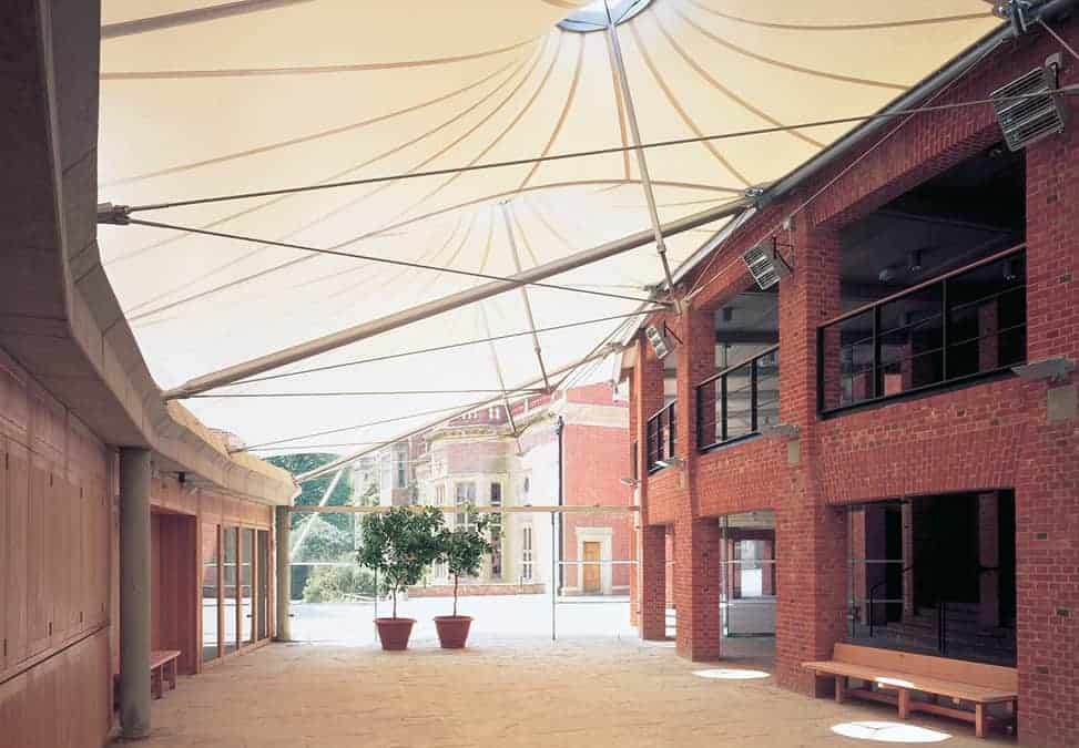 Glyndebourne Opera House courtyard