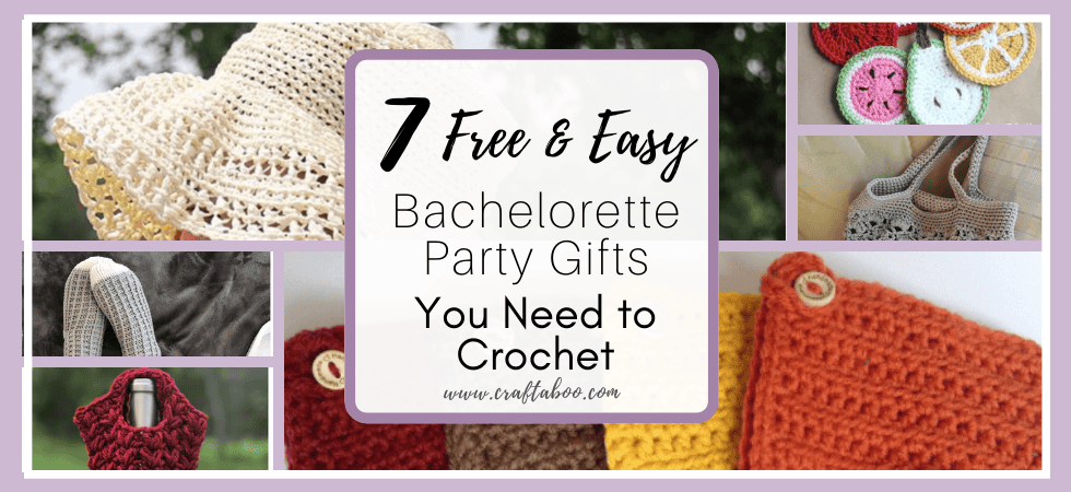 9 Free & Easy Bachelorette Party Gifts You Need to Crochet - www.craftaboo.com